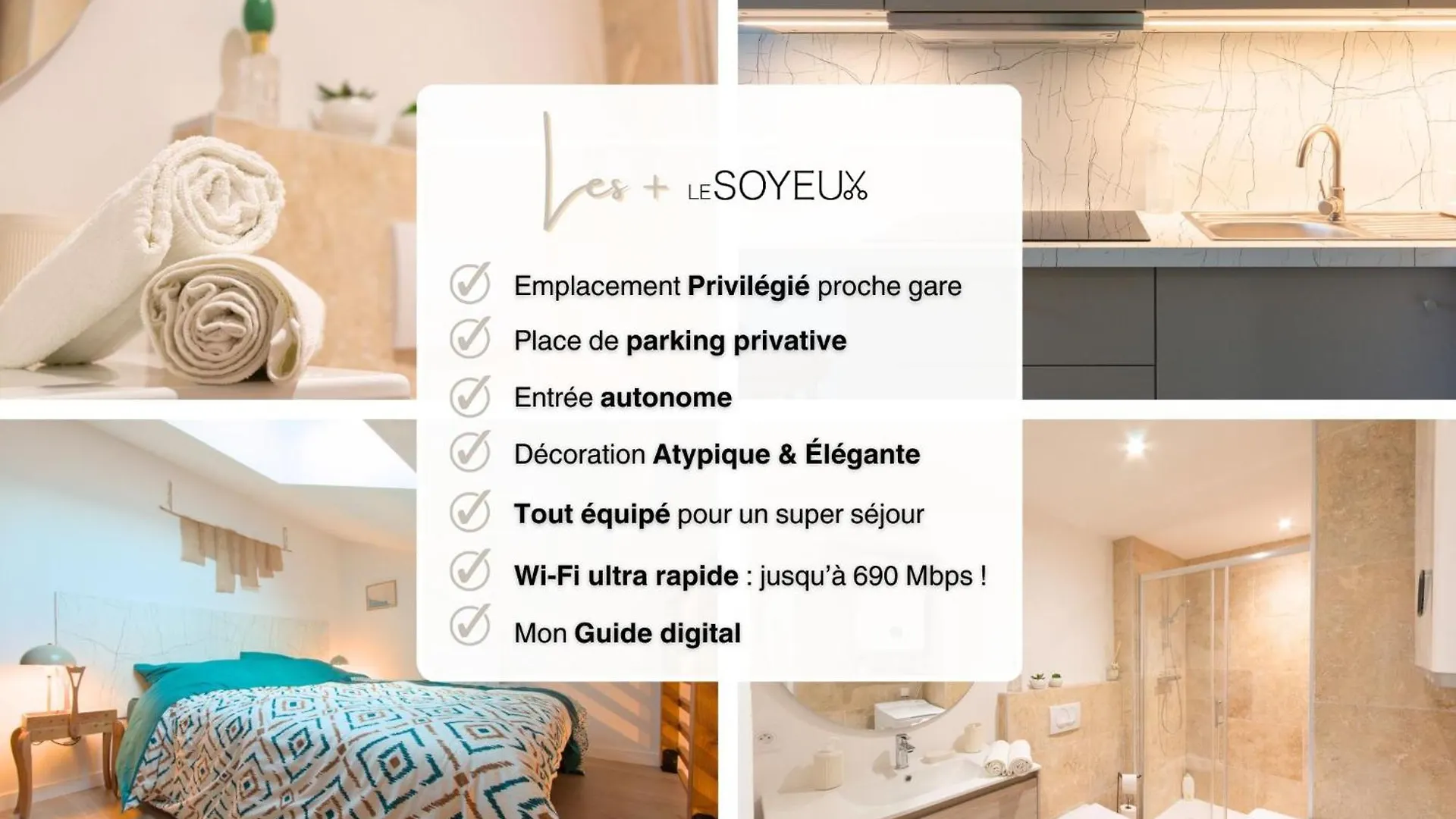 Apartamento Le Soyeux - 100M De La Gare & Parking Prive Roanne